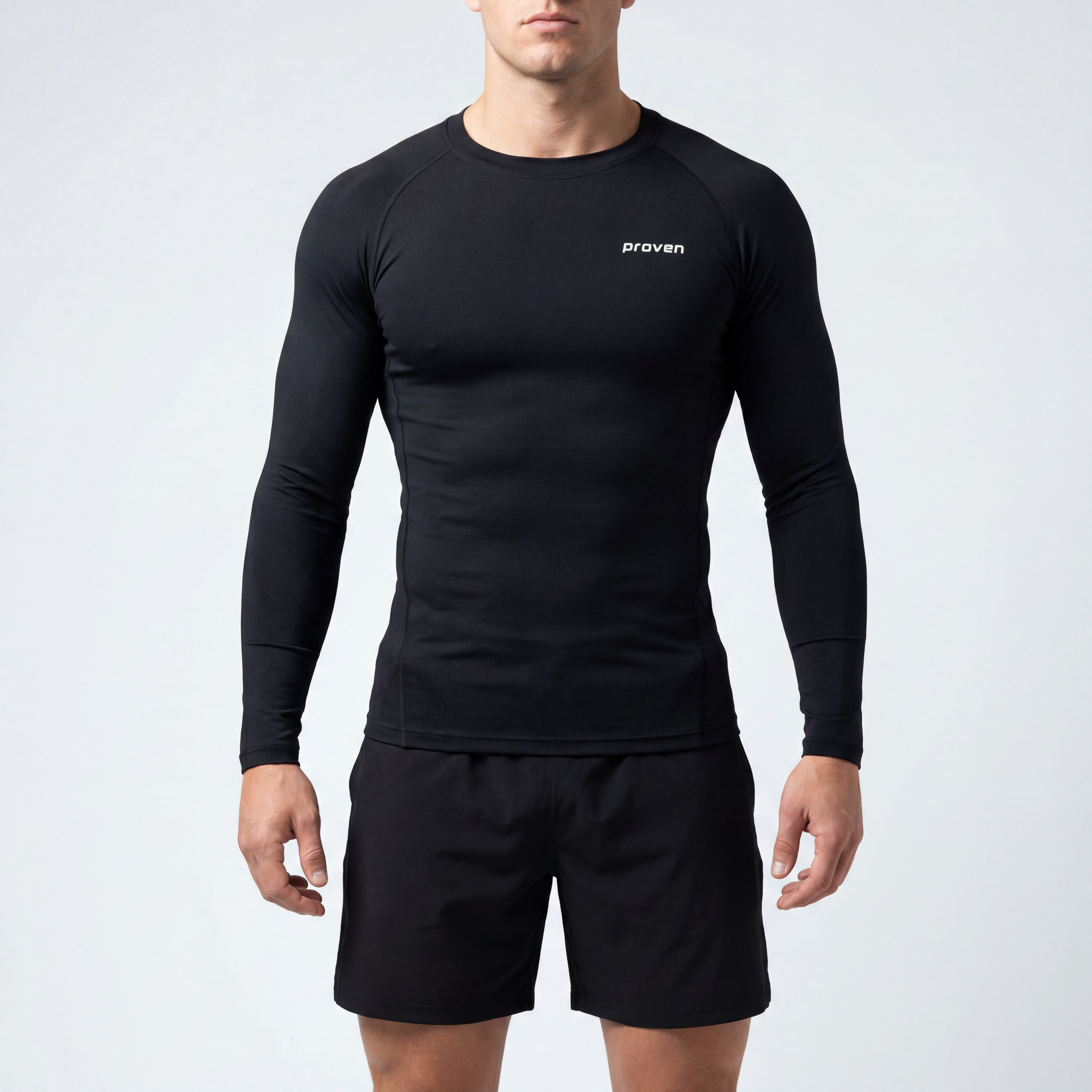 Compression Base Layer Top (Black Long Sleeve)