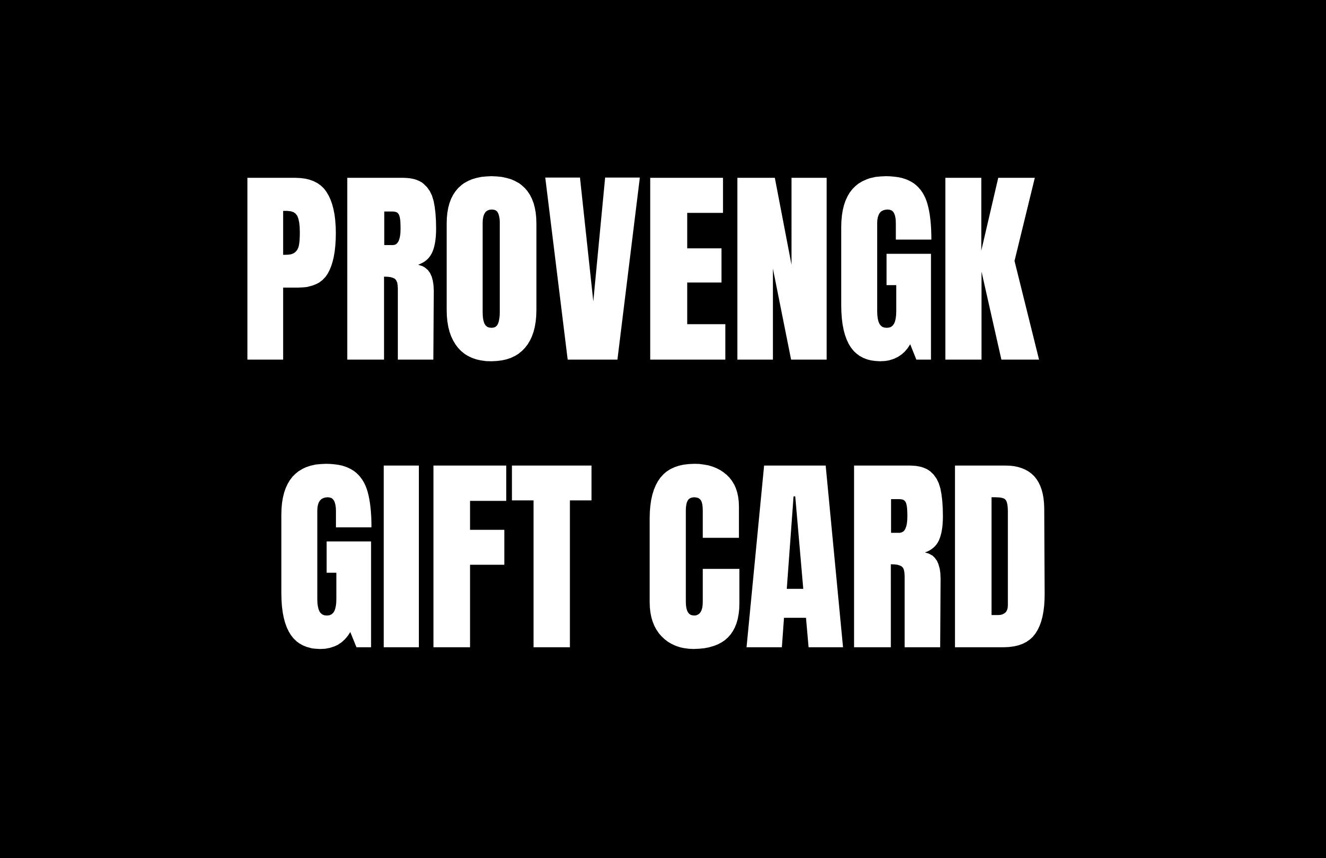 Proven Gift Card
